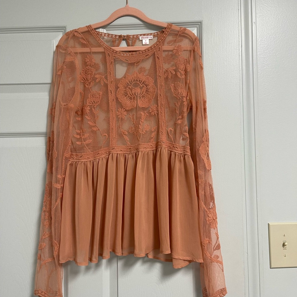 Embroidered Lace Top